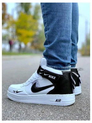 Купить Зимние кроссовки Nike Air force 1 Белые (36-45) в интернет-магазине  Nike-Rus