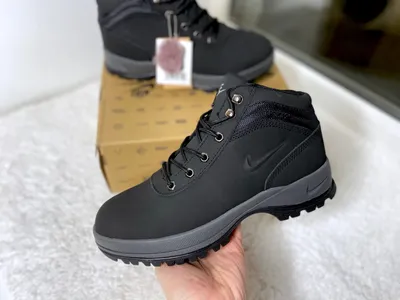 Мужские зимние термо кроссовки Nike Air Relentless 26 Mid Gore-tex черные  купить в Беларуси