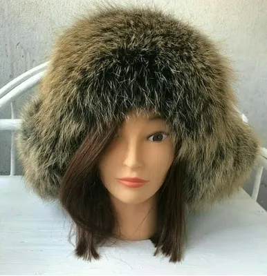 Женская шапка из меха Rex Rabbit (светло серая с чернобуркой) от  интернет-магазина зимних головных уборов и аксессуаров \"Bars\"