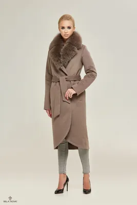 Lanicka Пальто стеганое зимнее с мехом