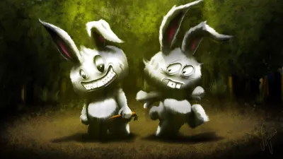 Mr. Mask Карнавальная маска на Хэллоуин страшная злой кролик заяц