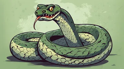 🖤🐍💚 SnakeLover…» — создано в Шедевруме