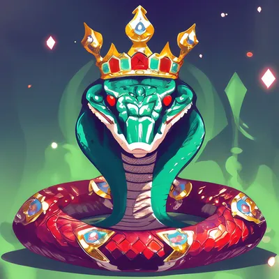 Королевская кобра....... змея с …» — создано в Шедевруме