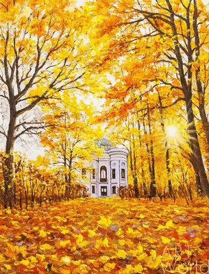 Золотая осень. В Екатерининском парке | Пейзажная живопись, Пейзажи, Идеи  озеленения