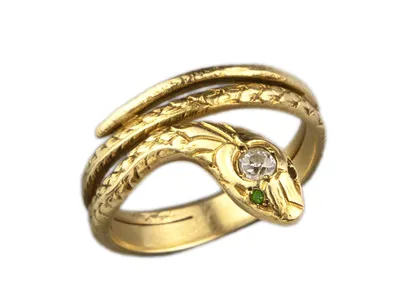 Купить Золотое кольцо 585 проба. Женское Кольцо Змея с красного золота,  3,47 грамма. 320515! Лучшая цена в лучшем Интернет-магазине Украины!