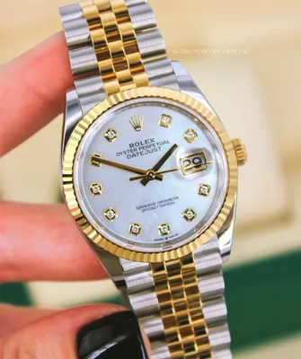 Rolex, Золотые часы, Идеально для подарка - Datejust оригинал купить по  лучшей цене в Минске и РБ - Салон часов - Хроноскоп