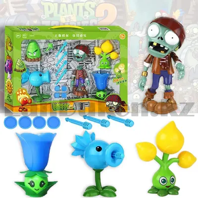 Набор фигурок растения против зомби Plants vs zombies