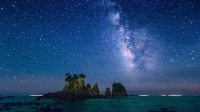 Звездное небо и море - 53 фото