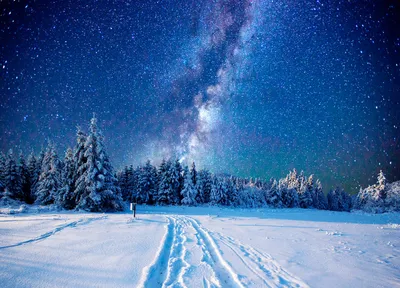 Картинки неба ночью: фото