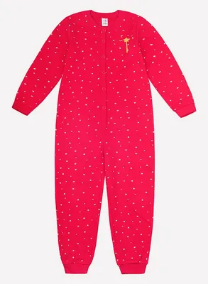 Комбинезон пижама для девочки Crockid К 6180 новогодние звезды на красном |  купить, отзывы, цена