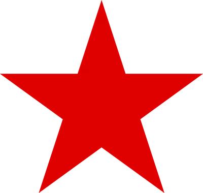 Форма красной звезды PNG изображения - PNG All